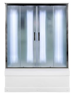 Душевая кабина AvaCan EM4516 с LED-подсветкой и гидромассажем 160x85 см